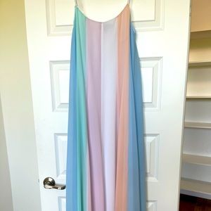 Colorful maxi dress